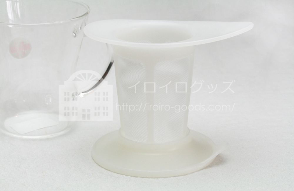 1杯だけ淹れる時におすすめの茶こしマグ、HARIO (ハリオ) ワンカップ ティー メーカー 200ml OTM-1 茶漉し